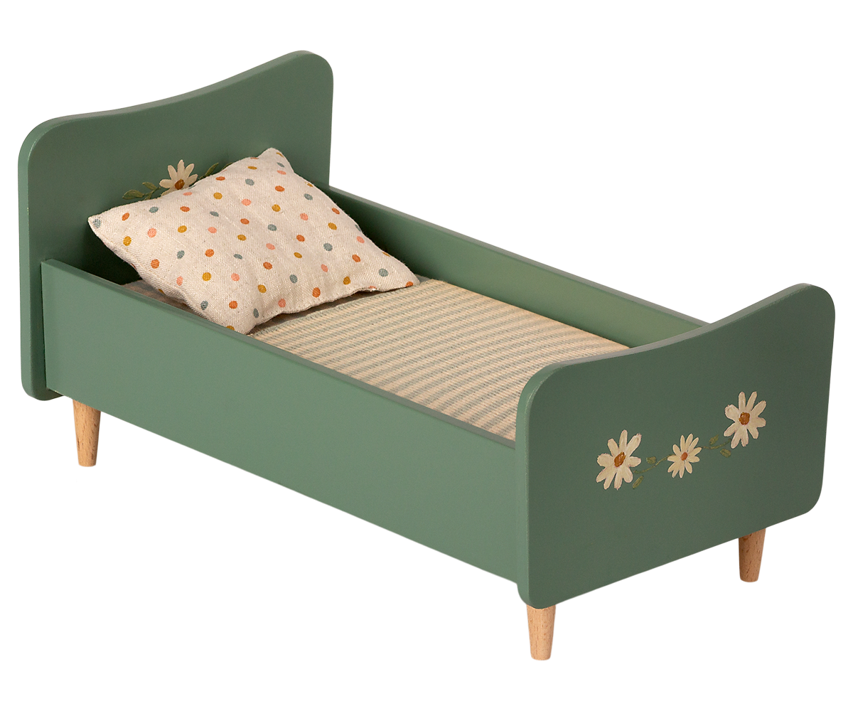 Cama de madera MINI - verde