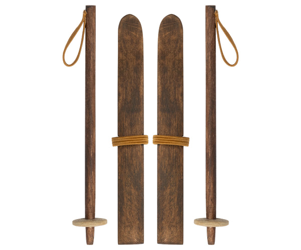 Esquíes y bastones de ski - hermana /o mayor