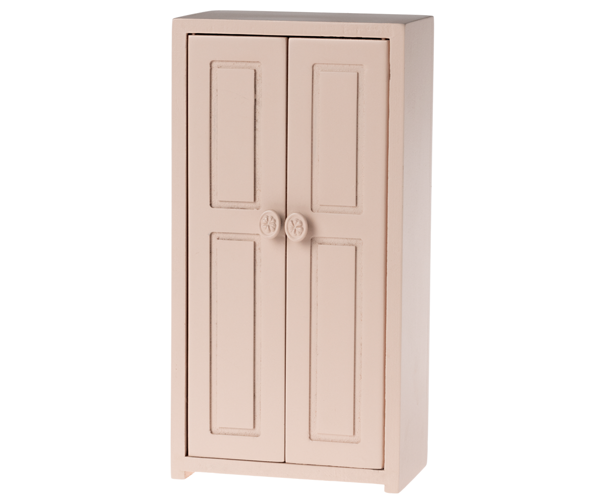 Armario de madera para ratoncito - rosa pálido