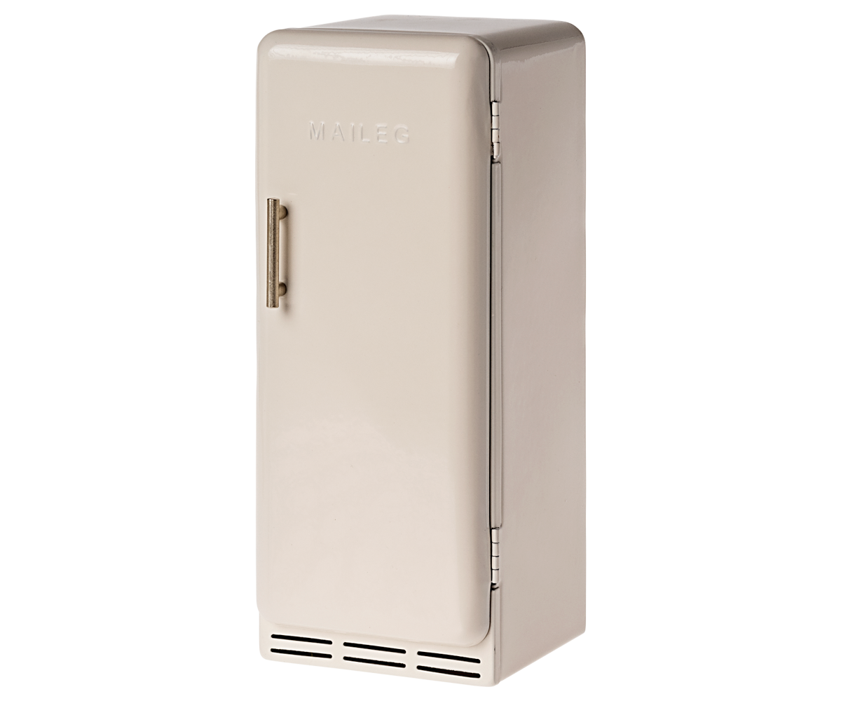 Frigorífico de metal retro - blanco