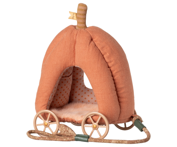 Carruaje calabaza Maileg, ratón (nueva versión)