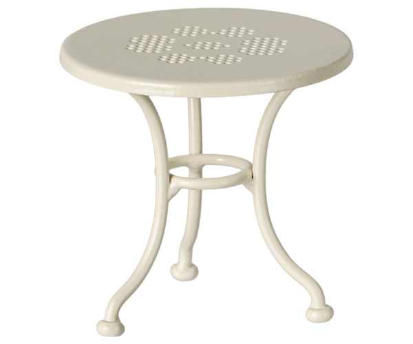 Mobiliario café para ratoncitos pequeño - blanco hueso