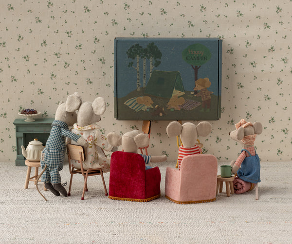 Sillón para ratoncitos - rosa