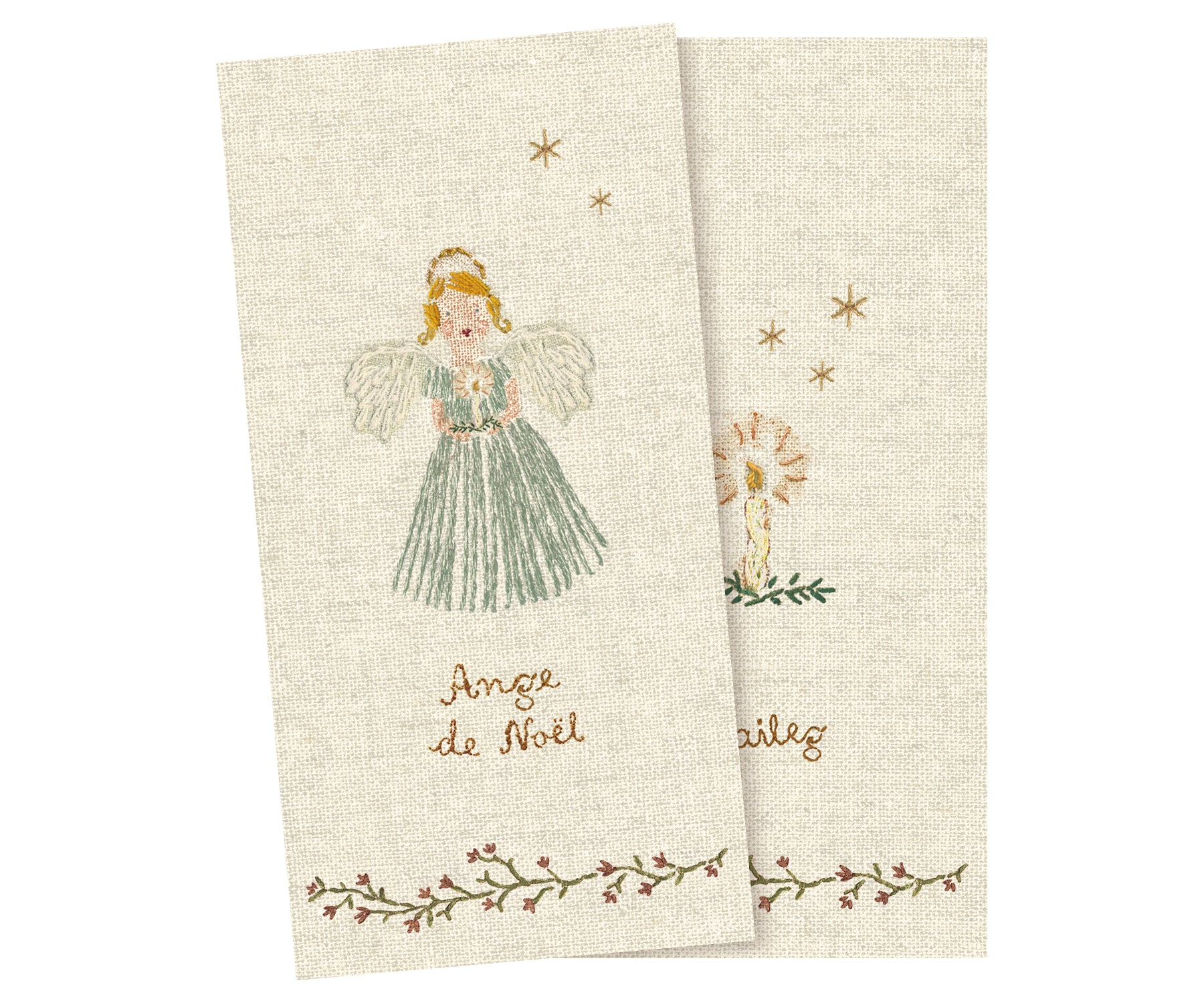 Servilletas ambiente de Navidad ángel- S