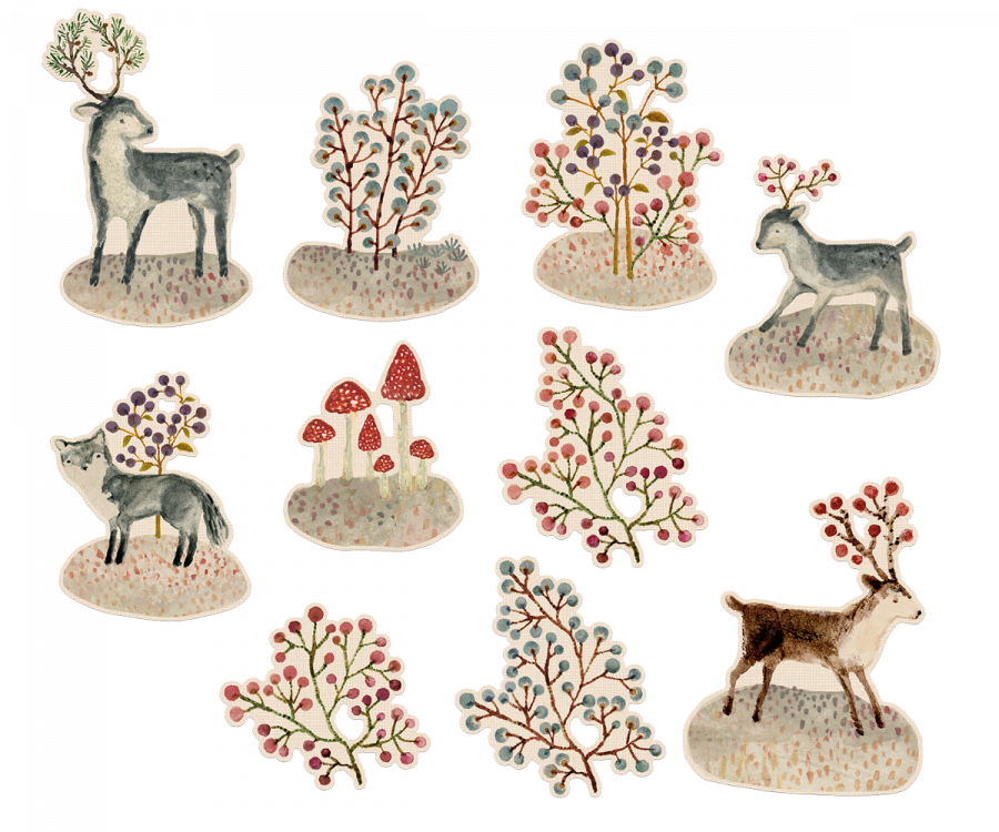 Etiquetas regalo  Winter Wonderland - 20 piezas