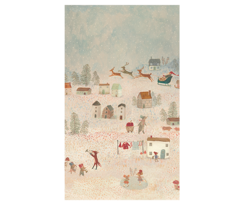 Papel de Regalo SANTA IS COMING - 10 metros