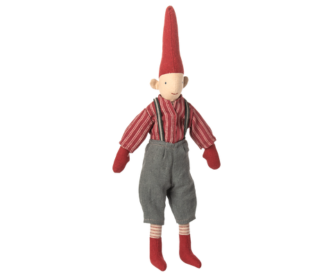 Pixy navideño talla 2 - chico camisa roja