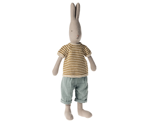 Conejito con jersey rayas y pantalón talla 3 (rabbit, 49cm) - Miss Coppelia