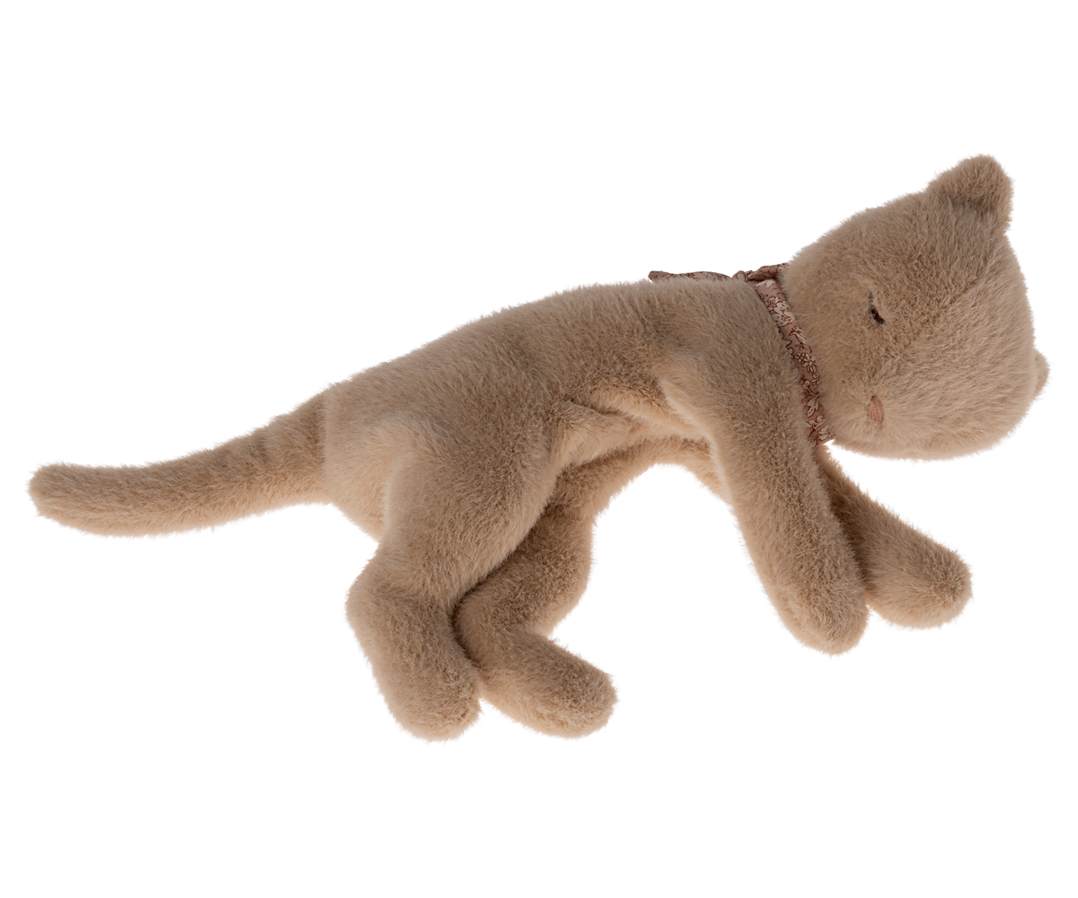 Gatito de peluche - crema melocotón