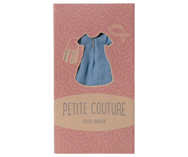 Vestido y bolso vaquero - ratoncita mamá