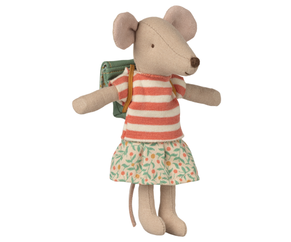 Ratoncita hermana mayor mochila - falda verde