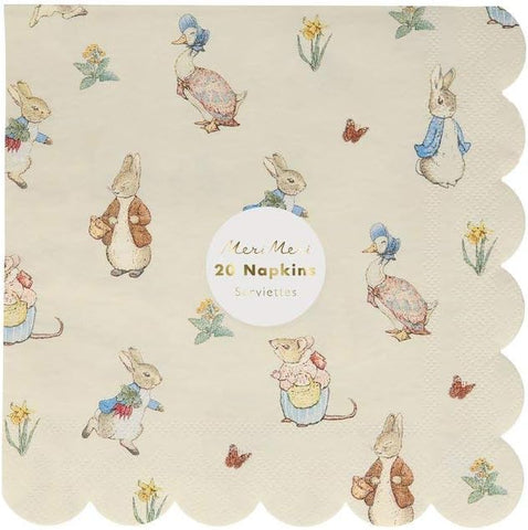 Peter Rabbit - 20 servilletas pequeñas motivos