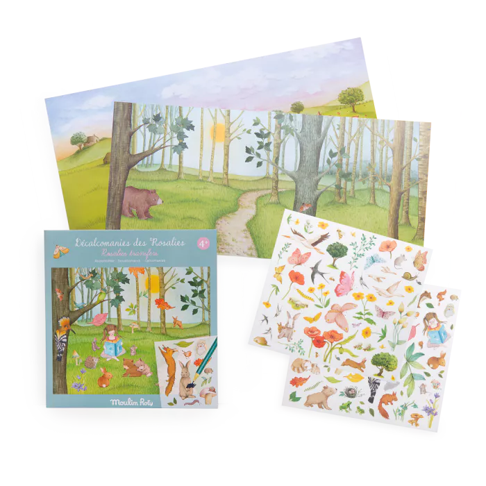 Calcomanías con fondos - Les Rosalies