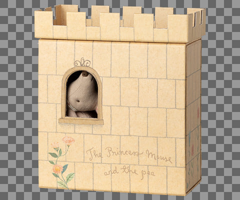 Ratoncita princesa y el guisante - vestido flores