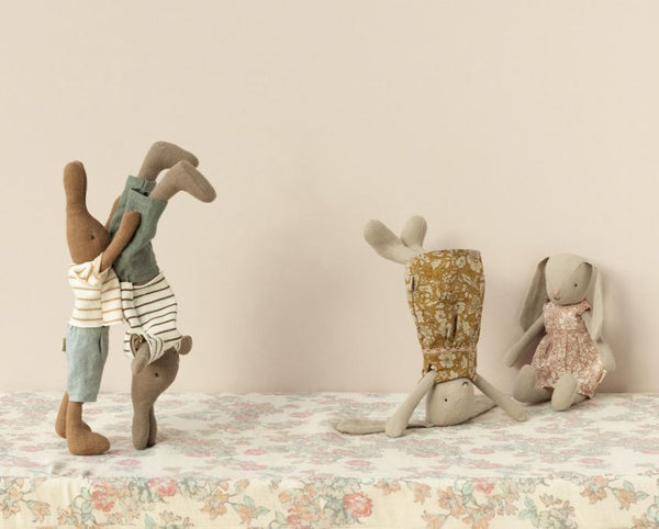 Conejita con vestido de flores talla 2 - bunny 23 - Miss Coppelia