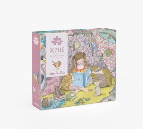 Puzzle La Cabaña secreta 100 piezas - Les Rosalies