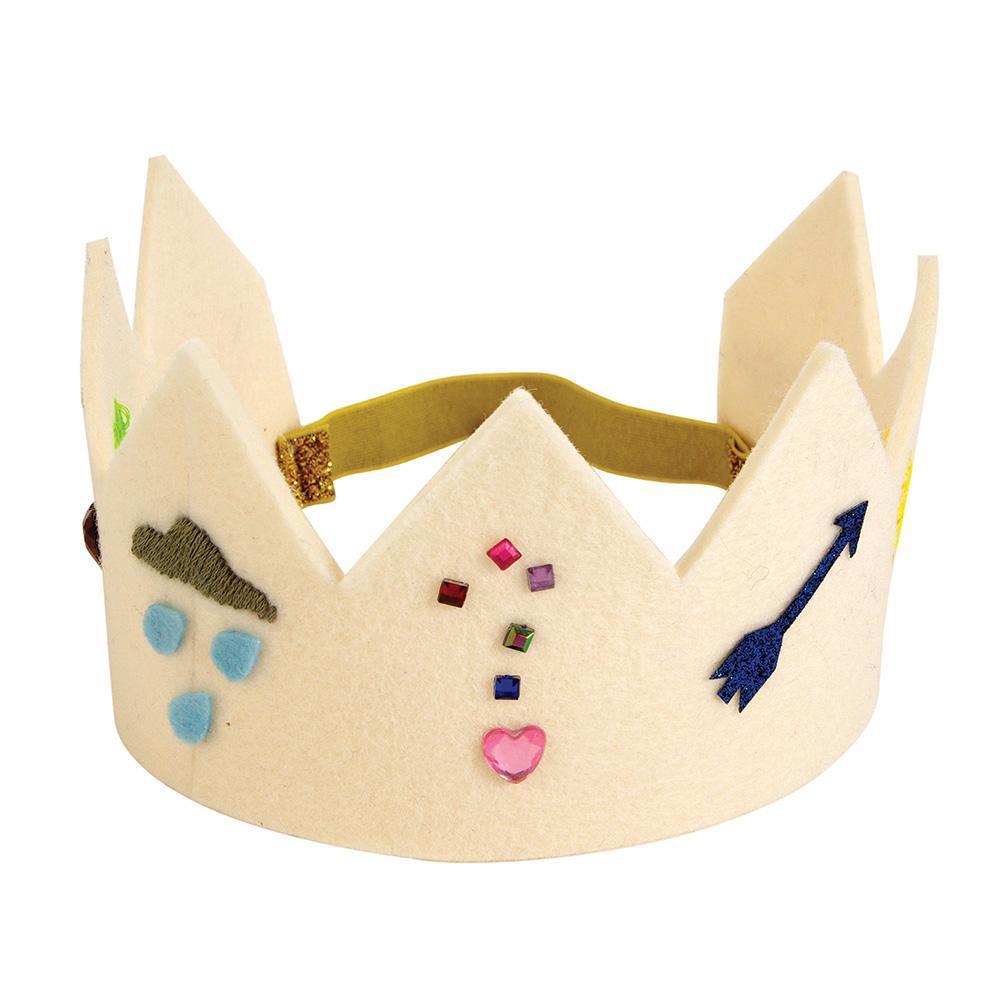 Corona de fieltro con apliques - Miss Coppelia