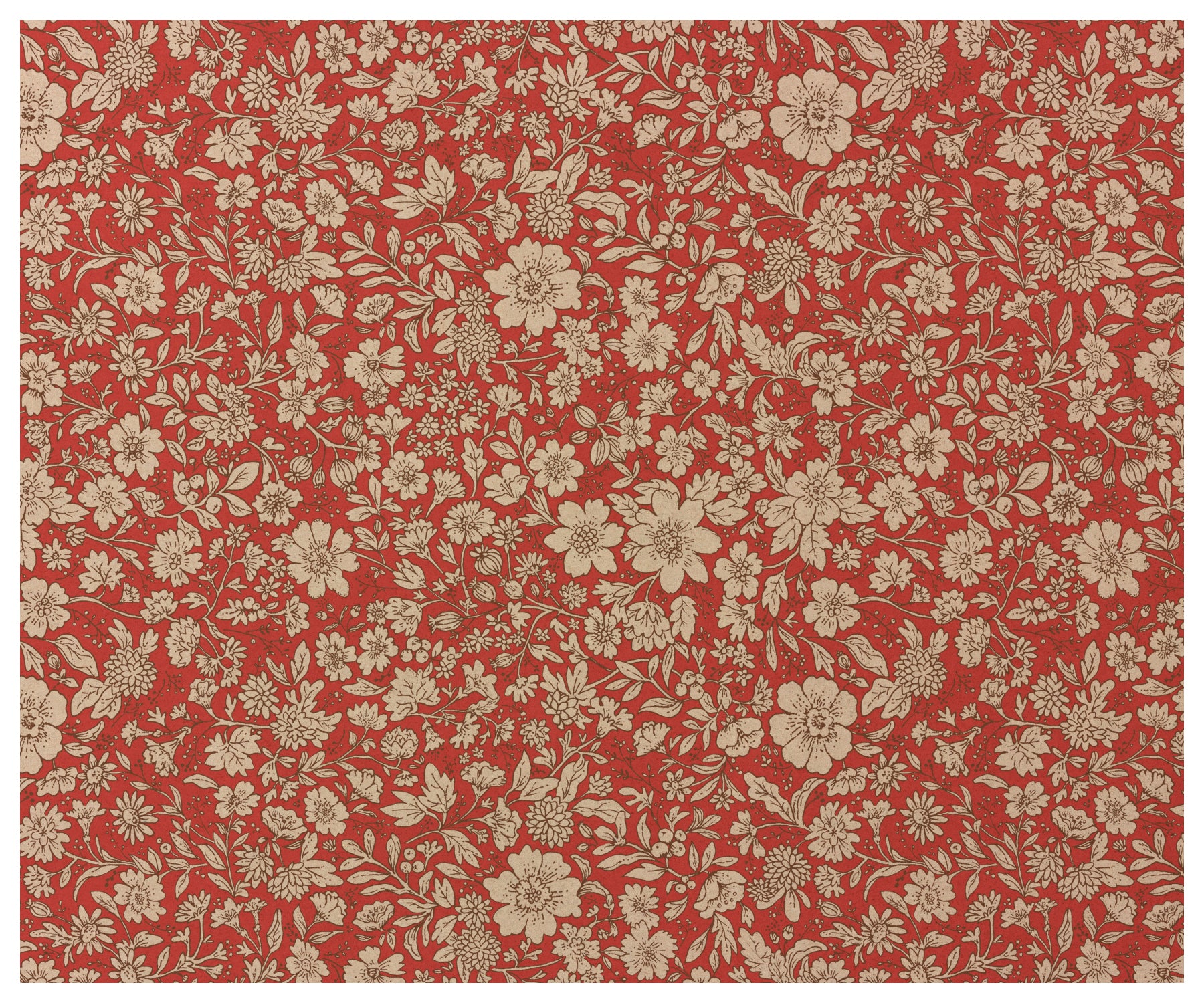 Papel de Regalo blossom  rojo - 10 metros