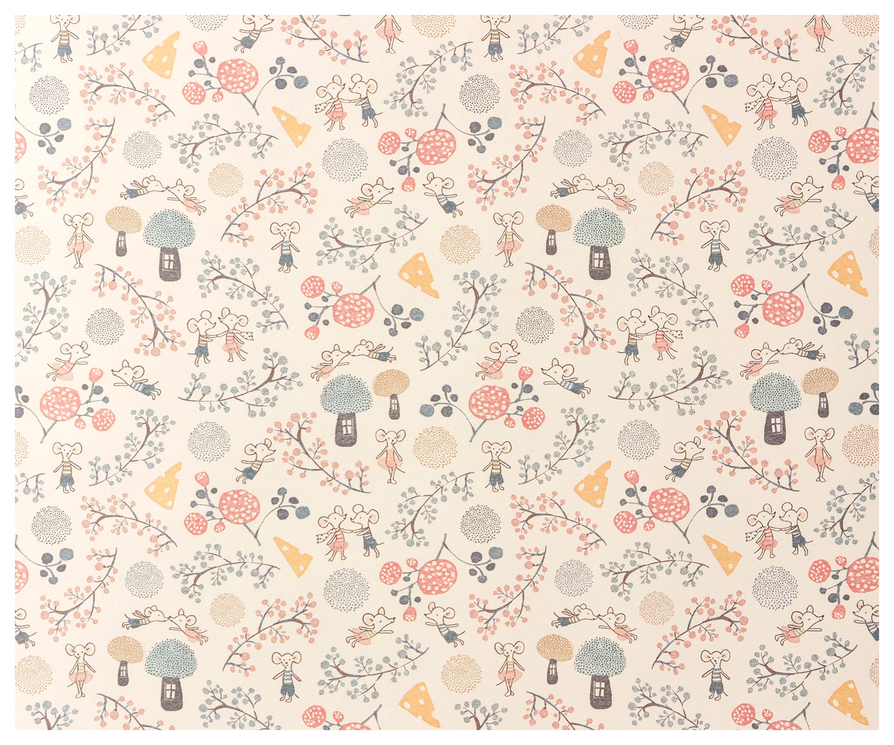 Papel de Regalo ratoncitos - 10 metros - Miss Coppelia