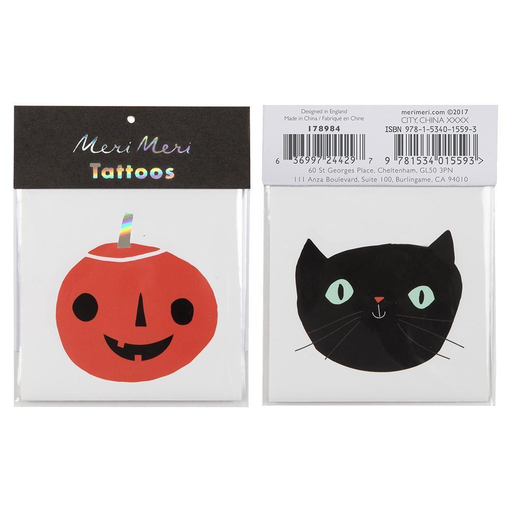 Tattoos - gato y calabaza - Miss Coppelia