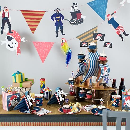 Ahoy there pirate - centro de mesa - Miss Coppelia