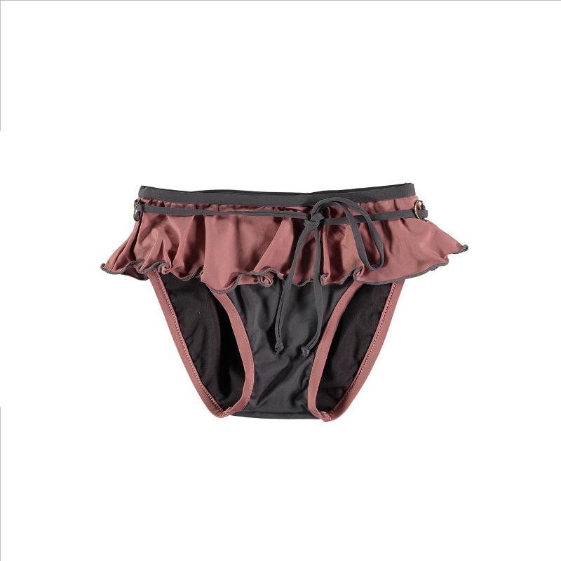 Culetín lycra y tul - rosa viejo y gris - Miss Coppelia