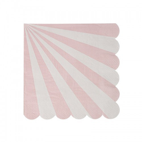 Mix&Match rayas rosa servilletas S - Miss Coppelia