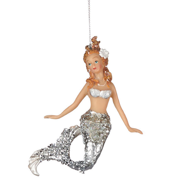Adorno navideño - Sirenas glitter