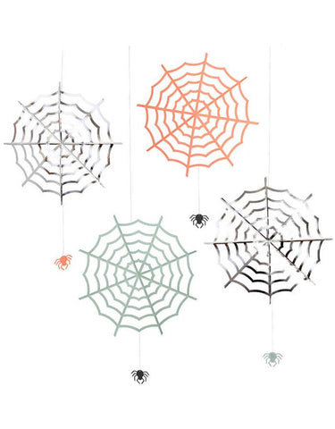 Vintage Halloween - Decoración telarañas colgantes 4