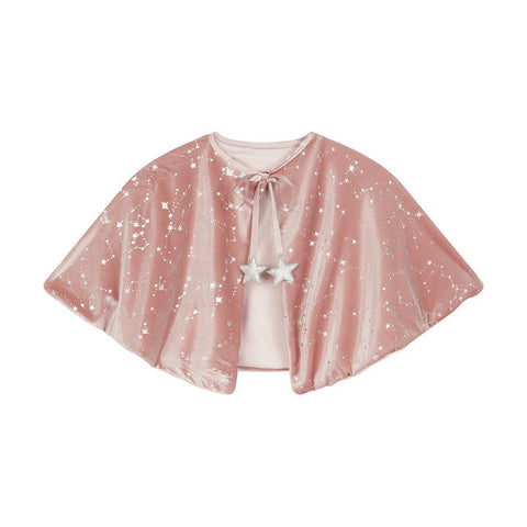 Capa de terciopelo - rosa empolvado