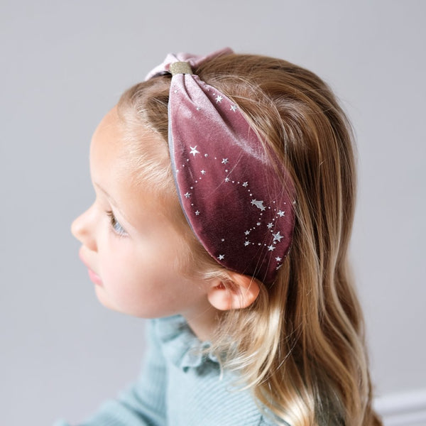 Diadema terciopelo Alice - Rosa