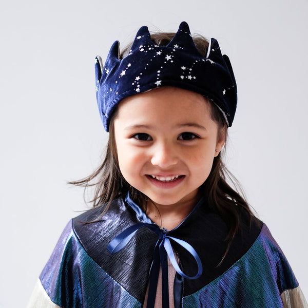 Corona de terciopelo Mystical - Navy