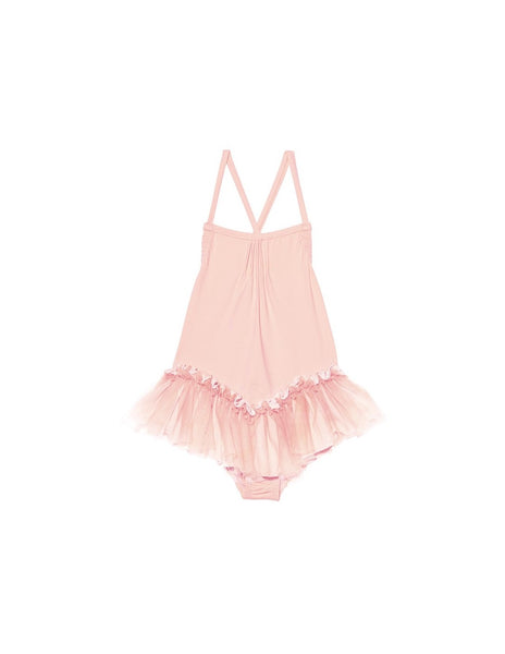 Bañador lycra y tul - rosa maquillaje - Miss Coppelia