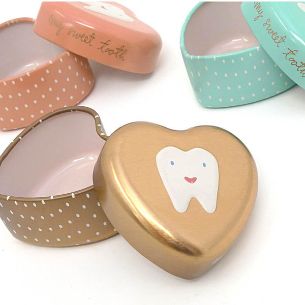 Cajita de dientes para Ratoncito Pérez - oro - Miss Coppelia