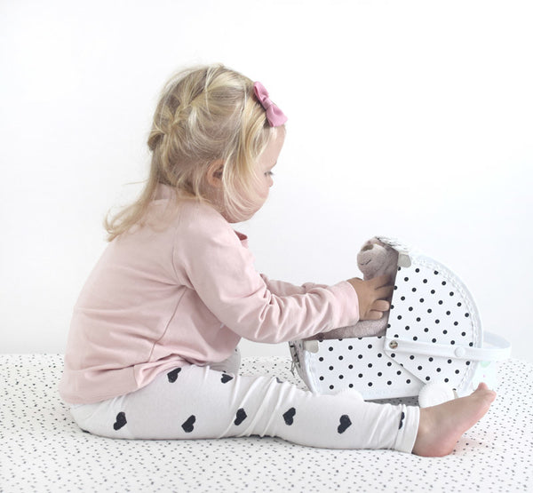 Caja cochecito de muñecos - rosa - Miss Coppelia