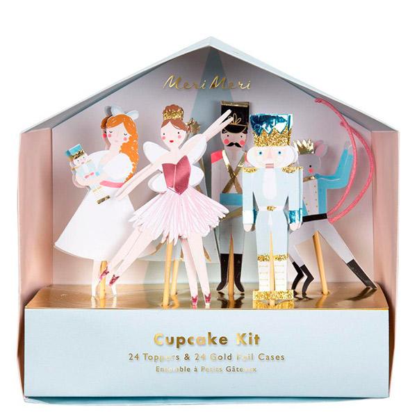 EL Cascanueces - cupcake kit tonos pastel - Miss Coppelia
