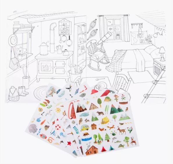 Cuaderno de pegatinas - El explorador