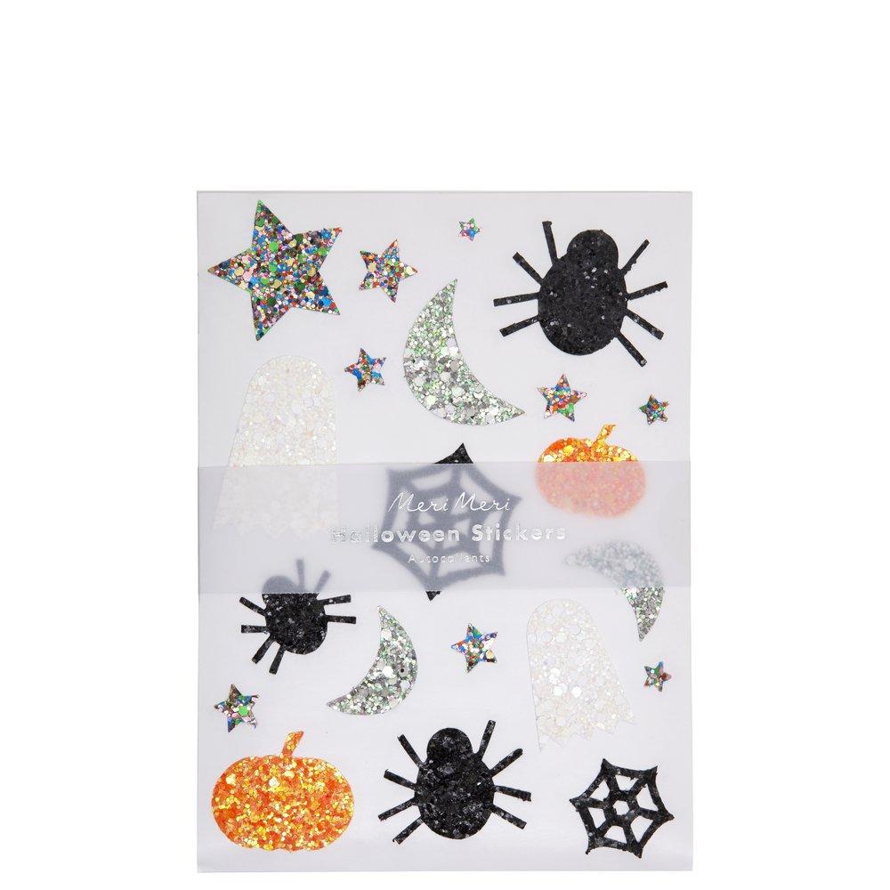 Hojas de Stickers glitter - halloween