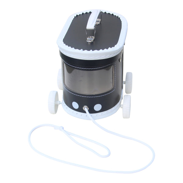 Caja Tranvía con ruedas - negro - Miss Coppelia