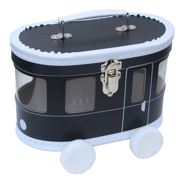 Caja Tranvía con ruedas - negro - Miss Coppelia